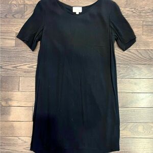 Wilfred Classic Black Mini Dress